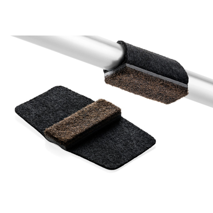 Chair Leg Caps in solid felt, lying furniture pads, Wrap Around