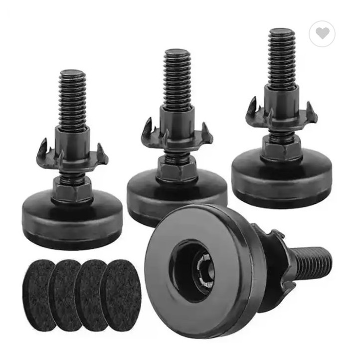 Ställbara fötter i metall, benförhöjare