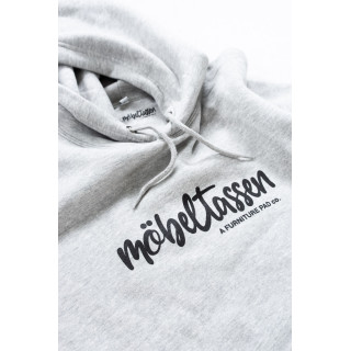 Hoodie, gråmelerad