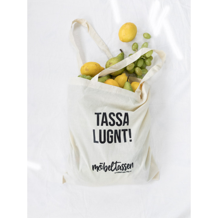 Tygbag, gråmelerad