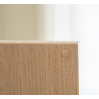 Selvklebende silikonknapp lav