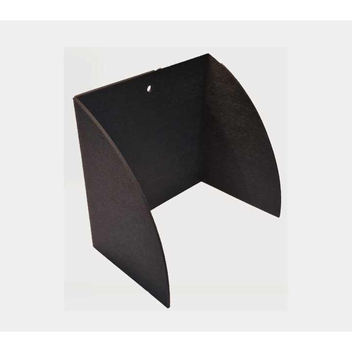 Foldable doorstop fitting