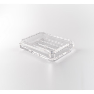 Tvålkopp i genomskinlig plast