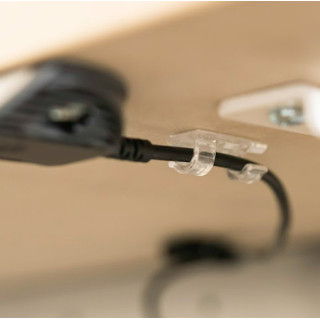 Selvklæbende kabelclips, lille størrelse