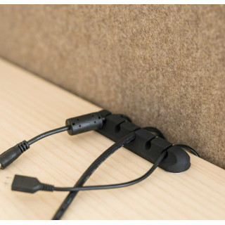 Kabelclips selbstklebend für den Schreibtisch