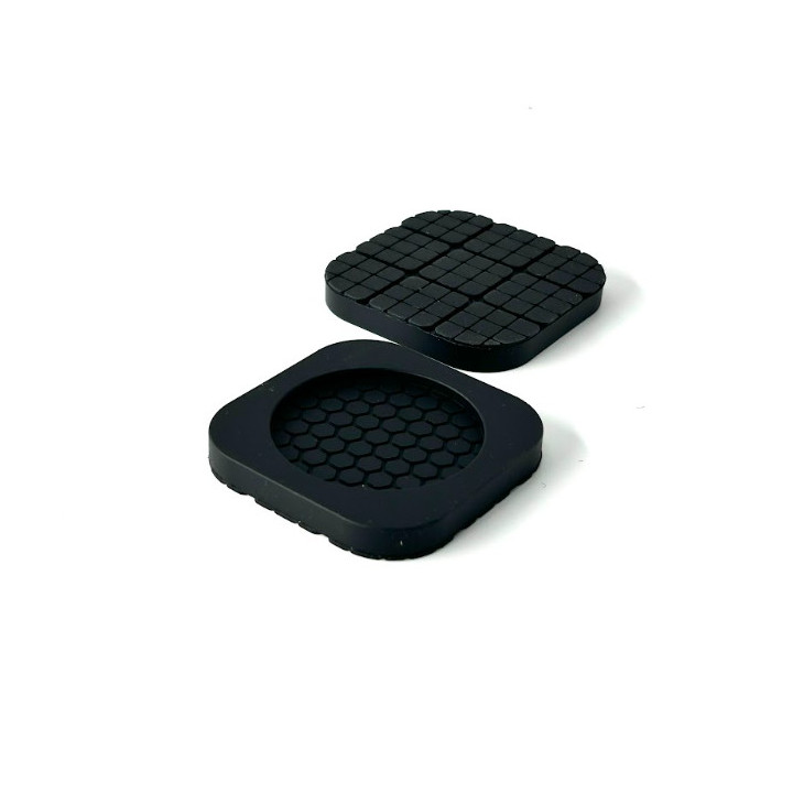 Metalowe kubki do mebli i metalowe podstawki pod meble