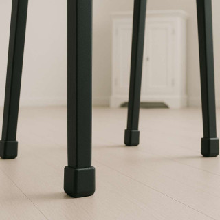 Embouts de pieds de chaises, carrés extérieurs en plastique