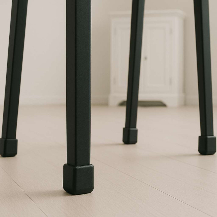 Stuhlbeinkappen,zum Überziehen, quadratisch aus Kunststoff