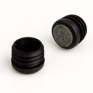 Chair Leg Caps, Inside Pad, Round with Felt