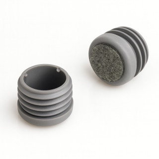 Gulvbeskytter, rund med filt