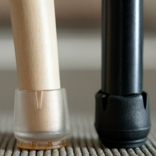 Coiffes de pieds de chaises, coussinets de meubles en silicone avec feutre