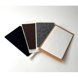 Stoleunderlag i filt, kan skæres ud