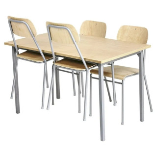 Chair rail, chair holder that attaches under the bench.