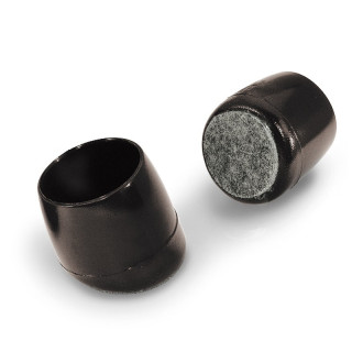 Stolskydd, vinklade rörskydd med filt