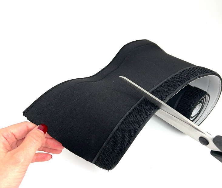 Kabelhalter, Kabelstrümpfe mit Klettverschluss